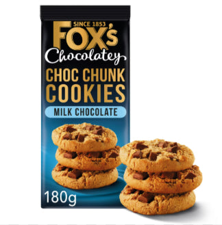 Foxs chocolatey choc chunk cookies