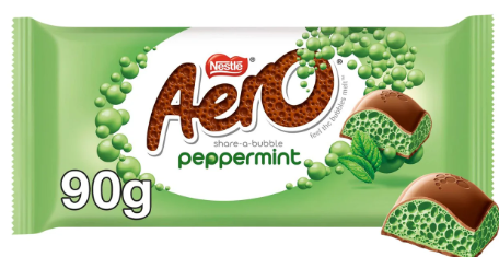 Aero mint chocolate bar